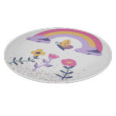 Planche À Découper Fleurs Cloud Arc-en-ciel (Coin)