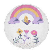 Planche À Découper Fleurs Cloud Arc-en-ciel (Devant)