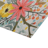 Planche À Découper Fleurs colorées Aquarelle mignonne (Coin)