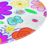 Planche À Découper Fleurs colorées Motif (Coin)