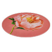 Planche À Découper Fleurs | Coral Peony Blossom (Coin)