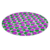 Planche À Découper Fleurs dahlia en violet et orchidée (Coin)
