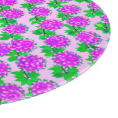 Planche À Découper Fleurs dahlia en violet et orchidée (Coin)