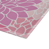 Planche À Découper Fleurs Dahlia, Motif De Fleurs, Dahlia Rose (Coin)