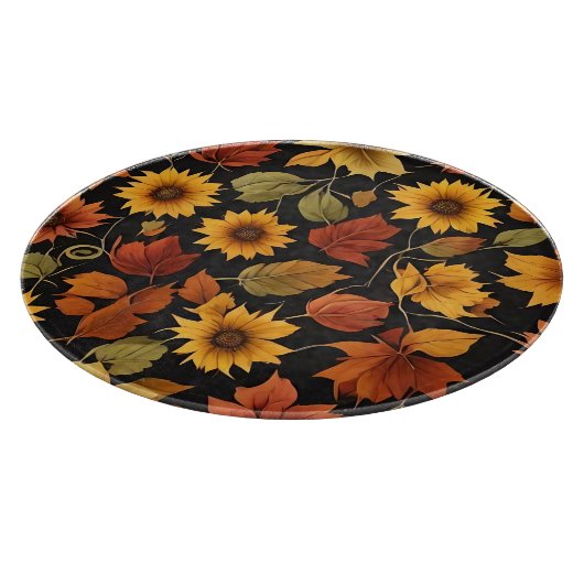 Planche À Découper Fleurs d'automne automne automne fleurs florales L (Coin)