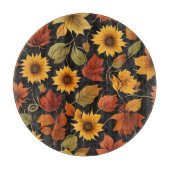 Planche À Découper Fleurs d'automne automne automne fleurs florales L (Devant)