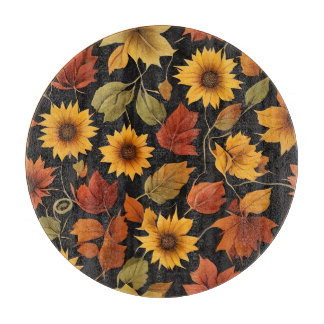 Planche À Découper Fleurs d'automne automne automne fleurs florales L