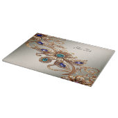 Planche à découper Fleurs de bijou en or élégant (Coin)
