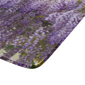 Planche À Découper Fleurs de bisteria violet (Coin)