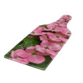 Planche À Découper Fleurs de bois de kousa rose (Coin)