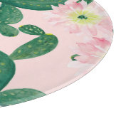 Planche À Découper Fleurs de cactus : peinture aquarelle (Coin)