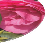 Planche À Découper Fleurs de Camellia rose foncé (Coin)