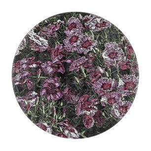 PLANCHE À DÉCOUPER FLEURS DE DIANTHUS