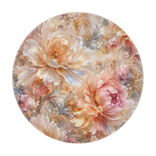 Planche À Découper Fleurs de Fantaisie Luxueuses (Devant)