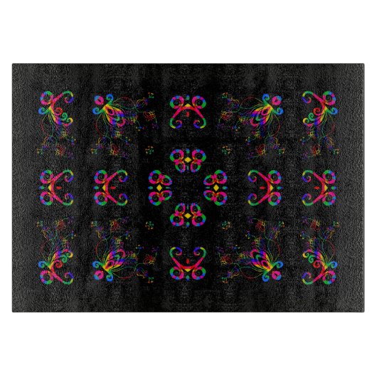 Planche À Découper Fleurs de Fiesta Dansante (Devant)