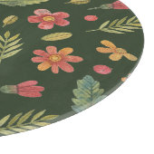 Planche À Découper Fleurs de forêt fantaisistes (Coin)