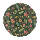 Planche À Découper Fleurs de Forêt Whimsical (Devant)