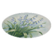 Planche À Découper Fleurs de Jacinthe Botanique Aquarelle (Coin)