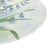 Planche À Découper Fleurs de Jacinthe Botanique Aquarelle (Coin)