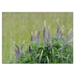 Planche À Découper Fleurs de loup pourpres