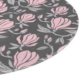 Planche À Découper Fleurs de Magnolia, motif sans couture dessinée à (Coin)