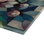 Planche À Découper Fleurs de mosaïque moderne (Coin)