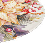 Planche À Découper Fleurs de Noël (Coin)
