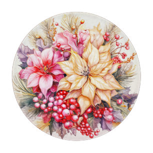 Planche À Découper Fleurs de Noël