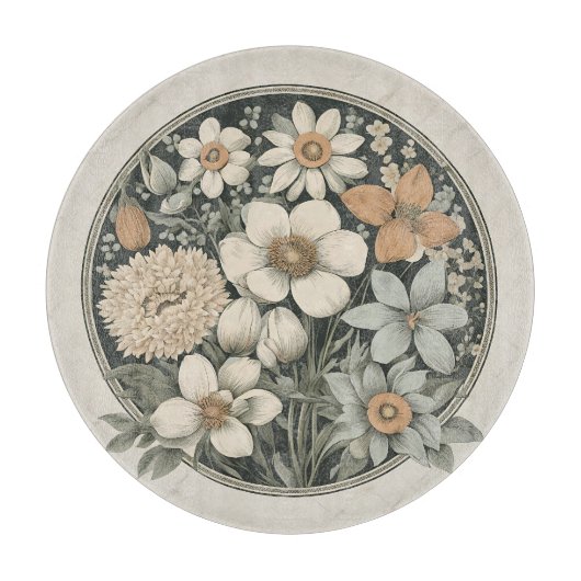 Planche À Découper Fleurs de printemps (Devant)