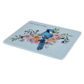 Planche À Découper Fleurs de printemps bleu Jay (Coin)
