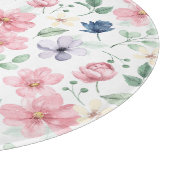 Planche À Découper Fleurs de printemps et Motif Feuille (Coin)