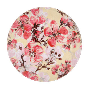 Planche À Découper Fleurs de printemps U Motif