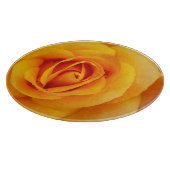 Planche À Découper fleurs de rose jaune (Coin)