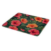 Planche À Découper Fleurs de Tilleul Tropical Vibrant (Coin)