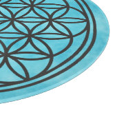 Planche À Découper FLEURS DE VIE - Symbole de géométrie sacrée plan 1 (Coin)