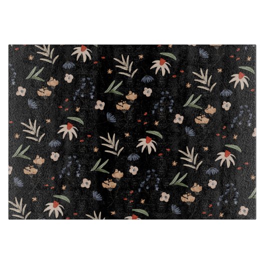 Planche À Découper Fleurs d'eau simples 1 (Devant)