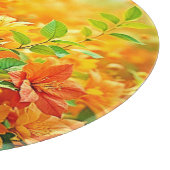 Planche À Découper Fleurs d'été vibrantes (Coin)
