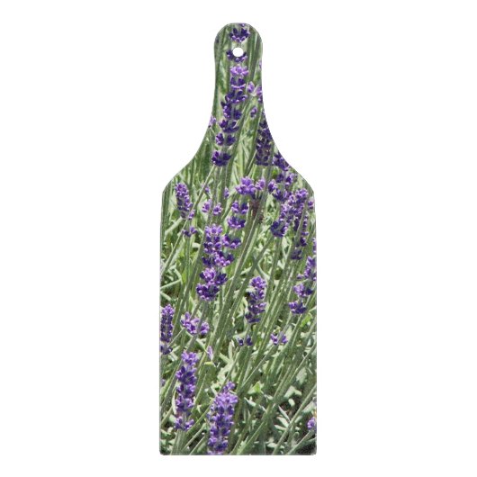 Planche À Découper Fleurs d'herbe lavande florale (Devant)