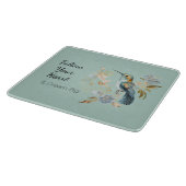 Planche À Découper Fleurs d'Hydrangea Colibri (Coin)