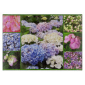 Planche À Découper Fleurs d'Hydrangea Collage-11x8 (Devant)