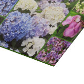 Planche À Découper Fleurs d'Hydrangea Collage-11x8 (Coin)