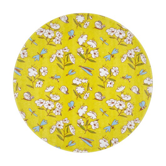 Planche À Découper Fleurs d'insectes Papillons : Patte d'été sans joi (Devant)