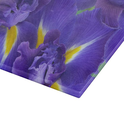 Planche À Découper Fleurs d'iris (Coin)