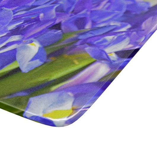 Planche À Découper Fleurs d'Iris (Coin)