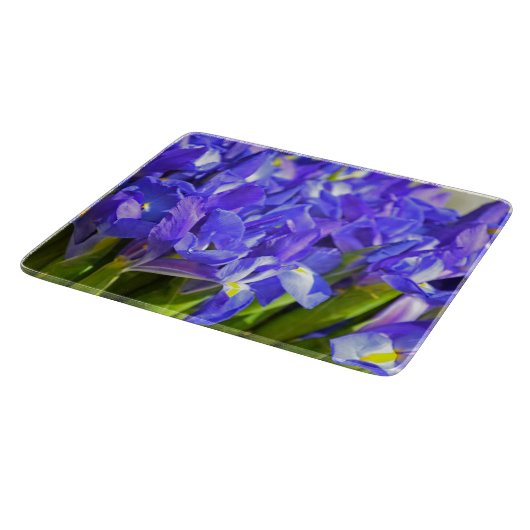 Planche À Découper Fleurs d'Iris (Coin)
