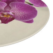 Planche À Découper Fleurs d'orchidées roses (Coin)