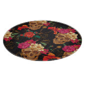 Planche À Découper Fleurs du crâne : Arrière - plan foncé sans coutur (Coin)