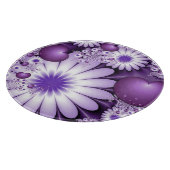 Planche À Découper Fleurs et cœurs abstraits de l'amour fractal (Coin)
