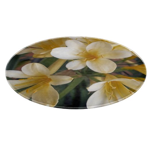 PLANCHE À DÉCOUPER FLEURS JAUNES (Coin)