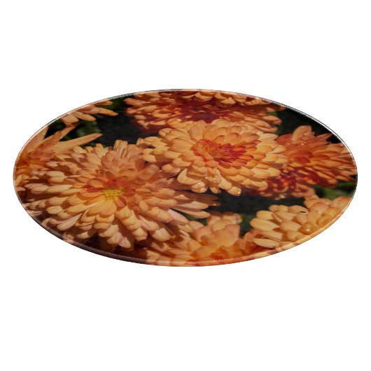 Planche À Découper Fleurs jaunes colorées Verre trempé (Coin)